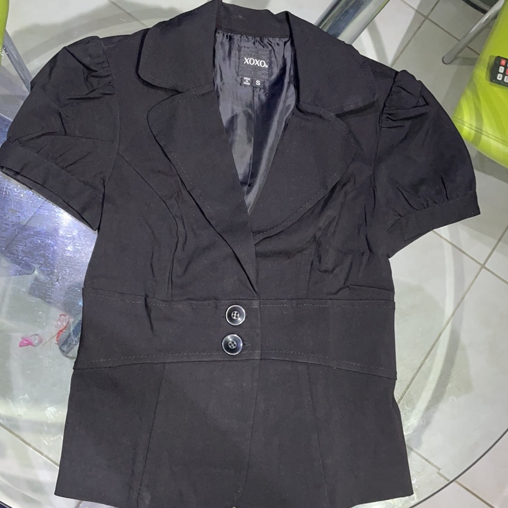 XOXO Short sleeve stretch jacket